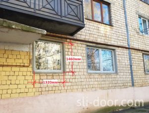 Нестандартное решение в стандартном окне В данном случае размеры створки ограничены только размером проёма.