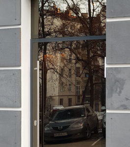 Двері зі структурним заскленням Двері зі структурним заскленням